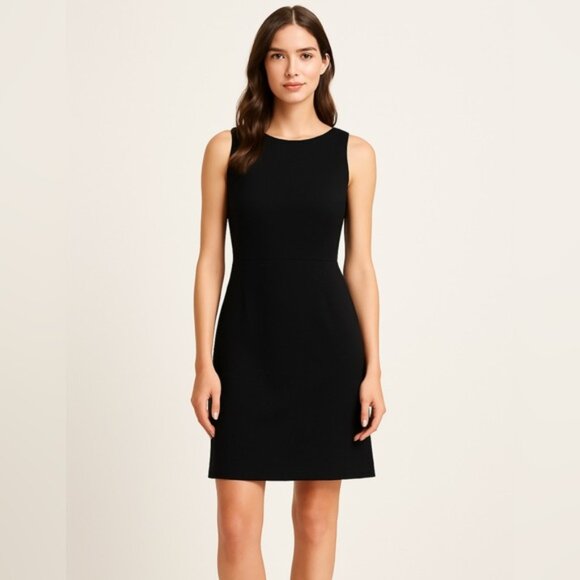 Theory Women’s Sleeveless Black Dress Size 4 - Picture 1 of 7